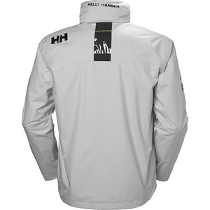2021 Helly Hansen Hooded Crew Mid Layer Jacket Grey Fog 33874